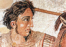 Alexandre le Grand, mosaque, Pompi.